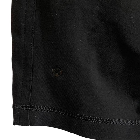 Lululemon Black Lace-Up Waistband Board Shorts, Size 32 - Picture 6 of 7